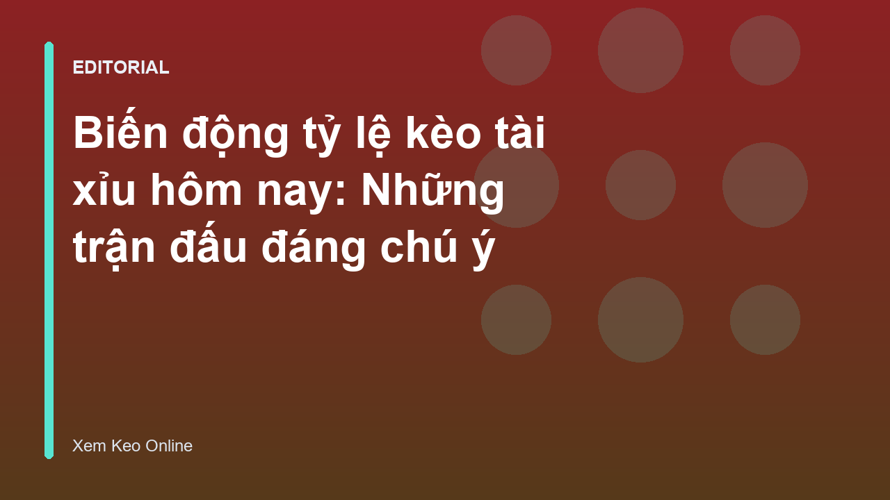 Biểu đồ biến động tỷ lệ kèo tài xỉu trên màn hình máy tính